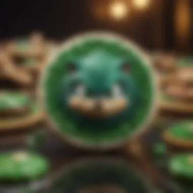 Sonic the Hedgehog cookies adorned with green chaos emeralds