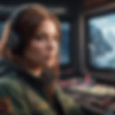 Advancements Shaping the Gaming Landscape An artistic depiction of technological advancements in gaming.