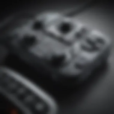 Ergonomic Excellence of the Horipad Switch Controller Close-up of the Horipad Switch Controller showcasing its ergonomic design.