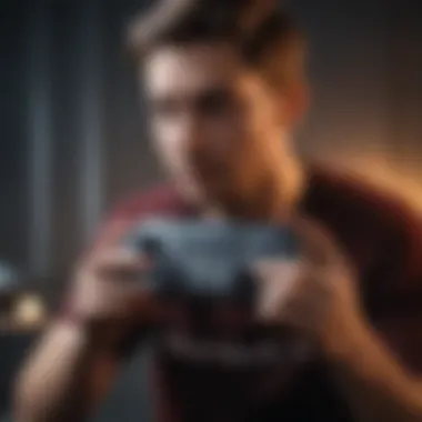 Immersive Gaming Experience with the Horipad Switch Controller A gamer enjoying an immersive session with the Horipad Switch Controller.