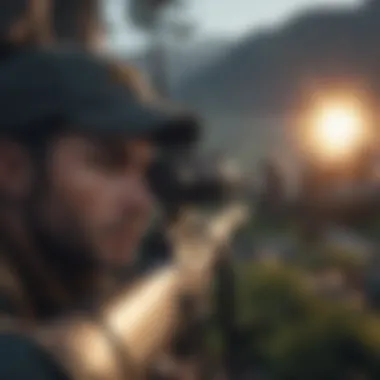 Immersive Gameplay Experience An engaging gameplay scene from a popular sniper game