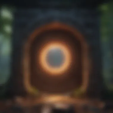 The Enigmatic Portal A mysterious portal leading to the world of idle gaming