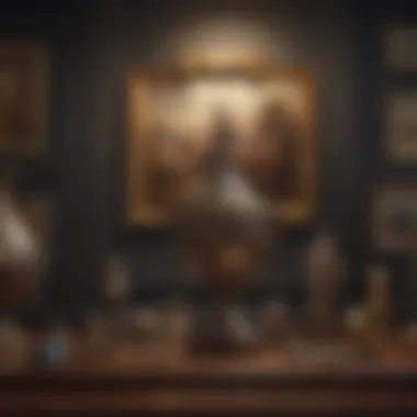 The Aesthetic Value of Collectible Art An array of collectible art pieces arranged in a gallery setting.