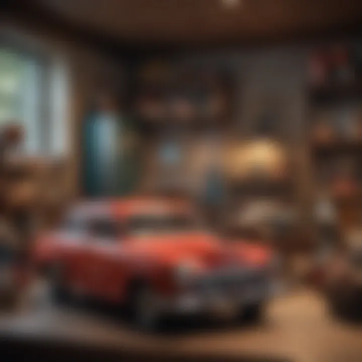 A vintage toy collection showcasing various classic pieces.
