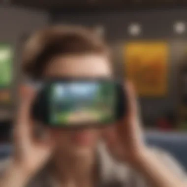 Immerse in the Virtual World Virtual reality gaming experience on mobile device