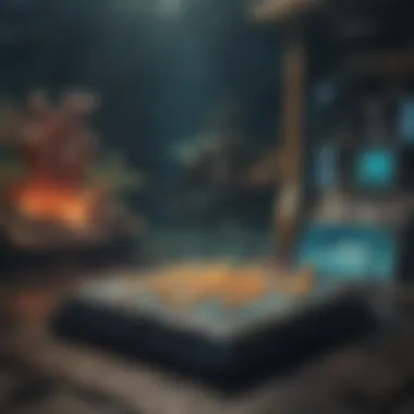 Evolution of Undersea Solitaire A visual timeline showcasing the evolution of card games towards the undersea solitaire genre