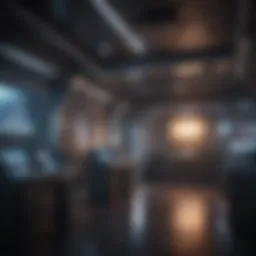 Dynamic gaming environment with futuristic elements