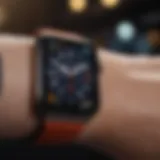 Vibrant Game Interface on Apple Watch