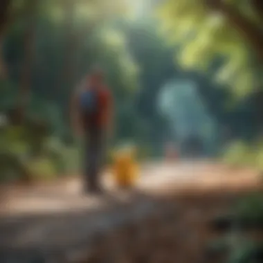 Exploring the Pokemon Realm Illustration of a trainer exploring a virtual Pokemon world