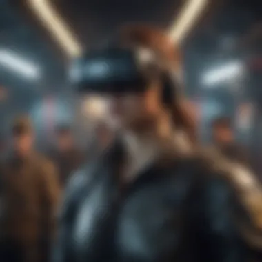Immersive Gaming Experience Virtual reality concept